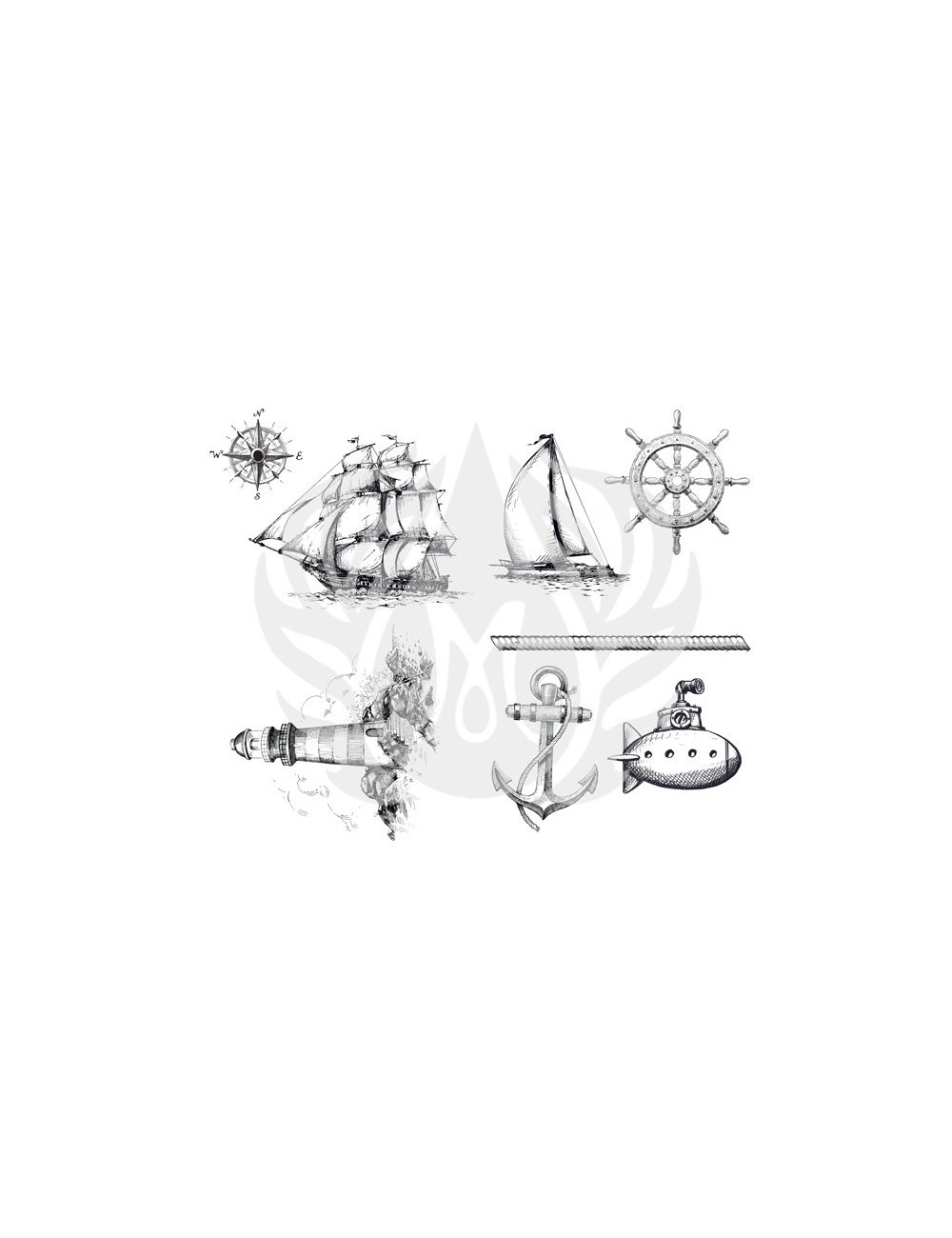 Silkscreen DSS-0100 Nautical Silkscreen DSS-0100 Nautical